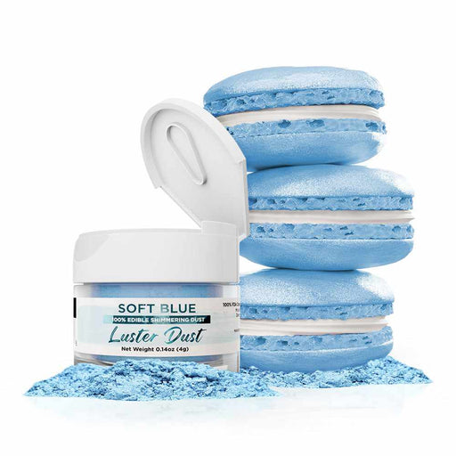 Soft Blue Luster Dust Edible | Bakell-B2C_Luster Dust-bakell