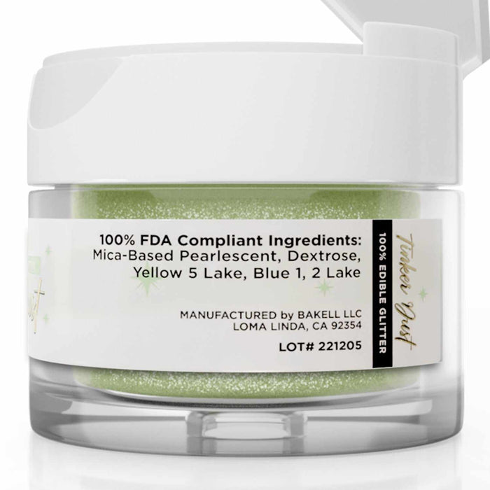Soft Green Edible Glitter | Tinker Dust® 5 Grams-Tinker Dust_5G_Google Feed-bakell