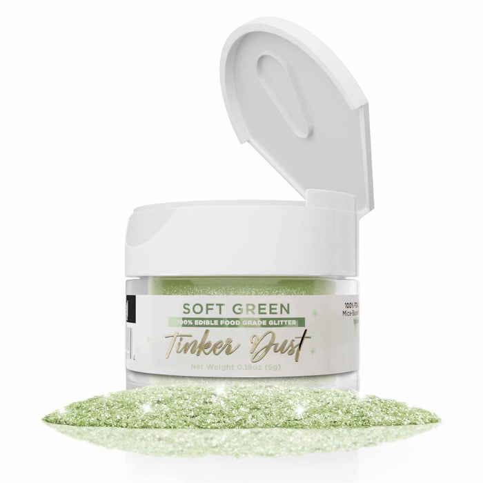 Soft Green Edible Glitter | Tinker Dust® 5 Grams-Tinker Dust_5G_Google Feed-bakell
