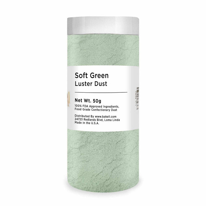 Bakell Soft Green Edible Pearlized Luster Dust | Bakell.com