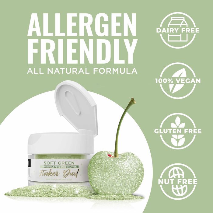 Soft Green Tinker Dust® Glitter Bulk Size-Bulk_Tinker Dust-bakell