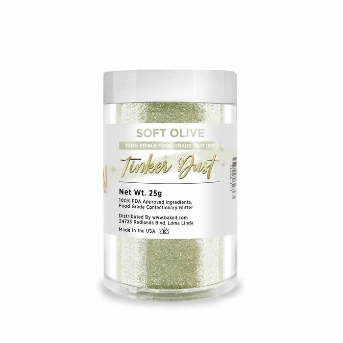 Soft Olive Green Edible Tinker Dust | #1 Site for Edible Glitter!