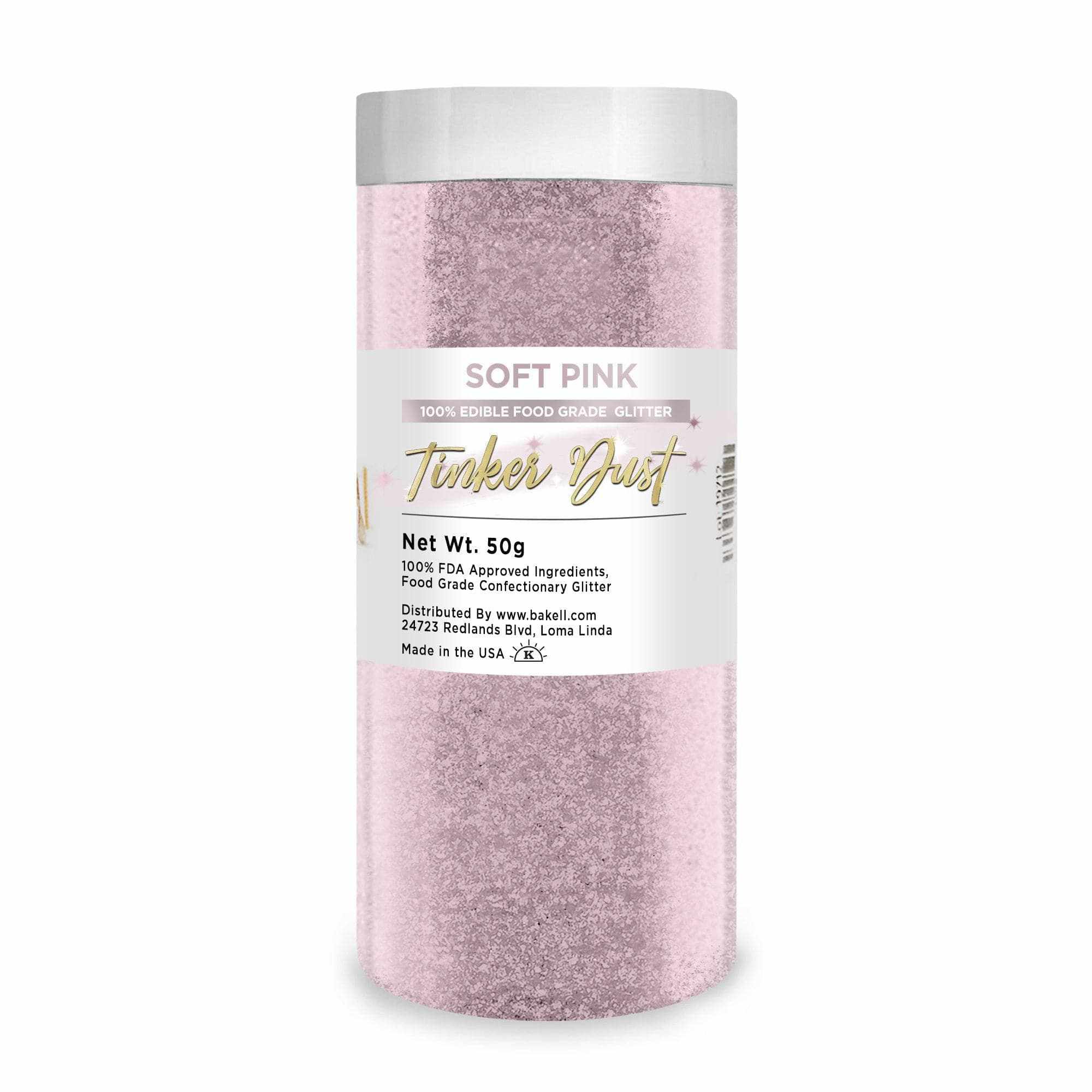 Soft Pink Edible Tinker Dust | #1 Site for 100% Glitter | Bakell