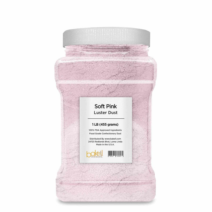 Soft Pink Luster Dust | 100% Edible & Kosher Pareve | Wholesale | Bakell.com