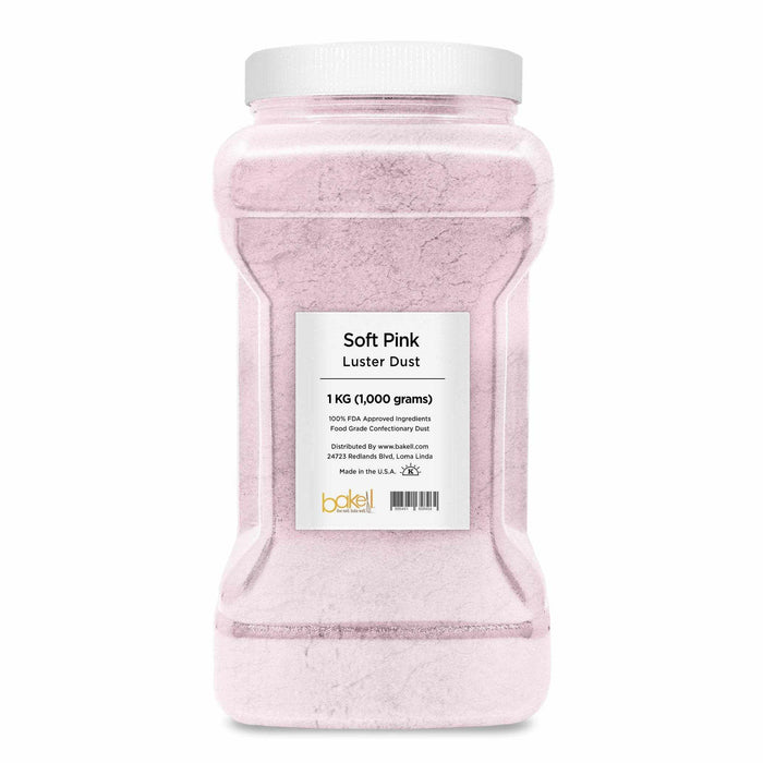 Soft Pink Luster Dust | 100% Edible & Kosher Pareve | Wholesale | Bakell.com