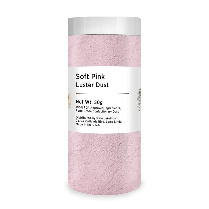 Bakell Soft Pink Edible Pearlized Luster Dust | Bakell.com