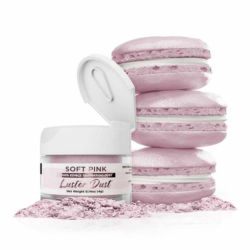 Soft Pink Luster Dust Edible | Bakell-B2C_Luster Dust-bakell