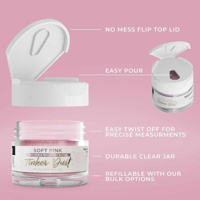 Soft Pink Tinker Dust® Glitter Private Label-Private Label_Tinker Dust-bakell