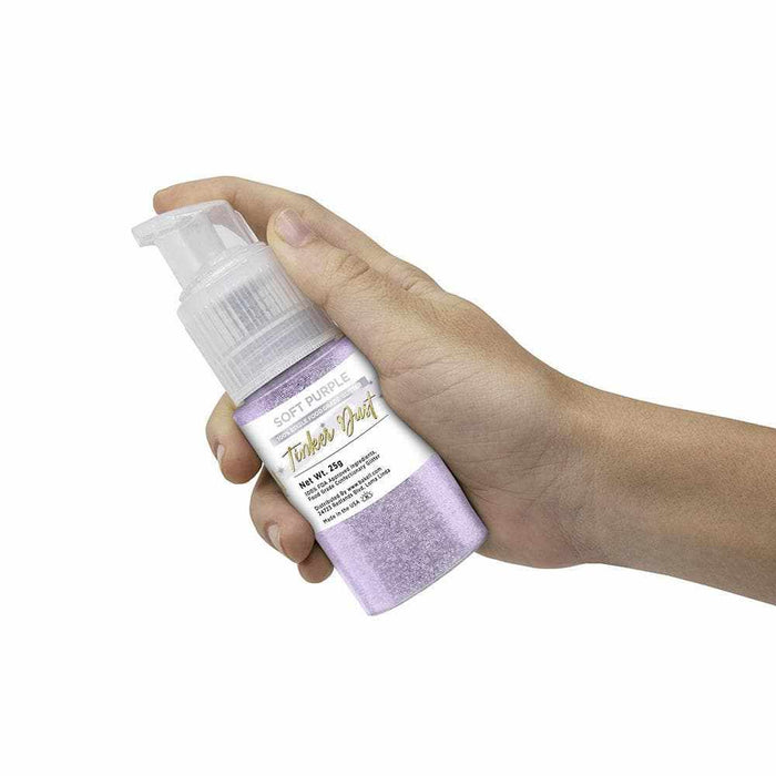 Soft Purple Edible Glitter Spray 25g Pump | Tinker Dust | Bakell