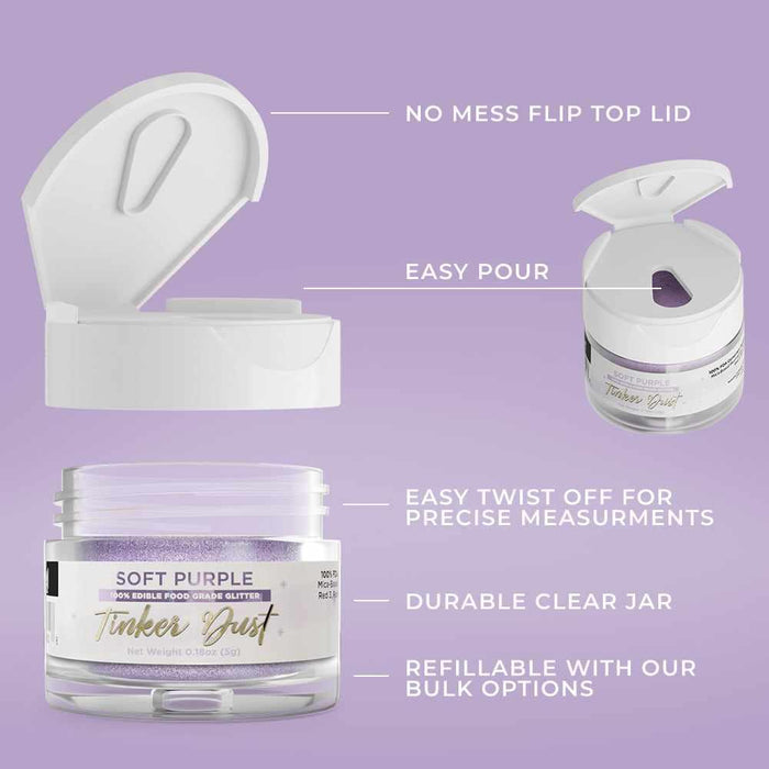 Soft Purple Tinker Dust® Glitter Private Label-Private Label_Tinker Dust-bakell