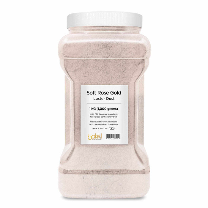 Soft Rose Gold Edible Luster Dust & Paint | FDA Approved | Bakell.com