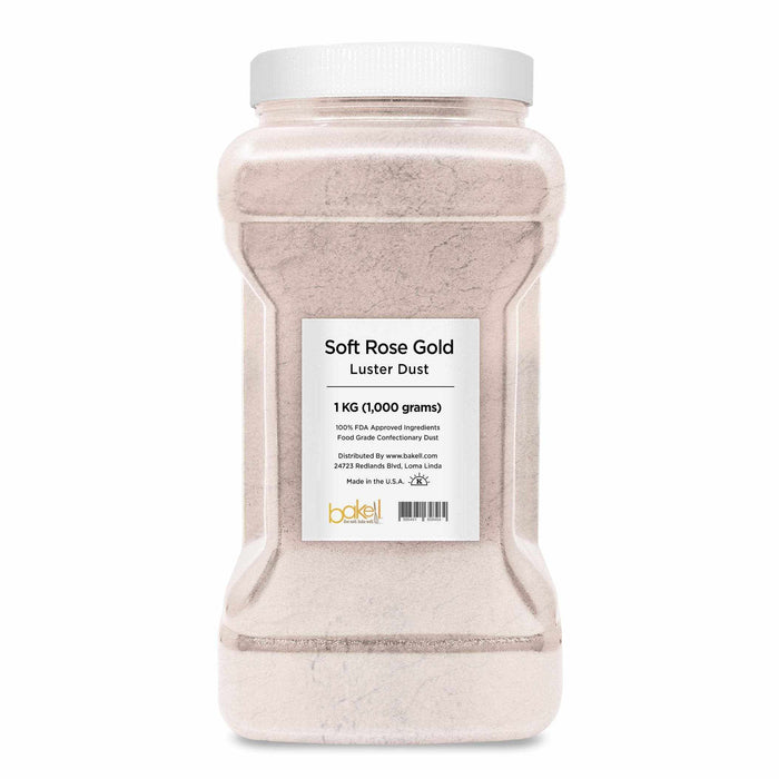 Soft Rose Gold Edible Luster Dust & Paint | FDA Approved | Bakell.com