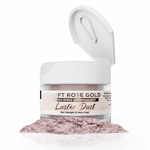 Soft Rose Gold Luster Dust Edible | Bakell-Luster Dusts-bakell