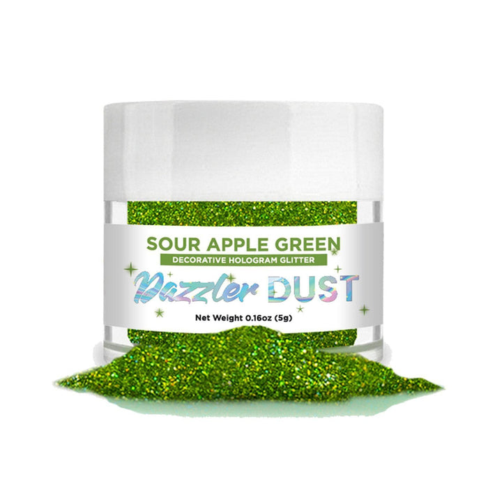 Buy Sour Apple Green Decorating Dazzler Dust | Bakell