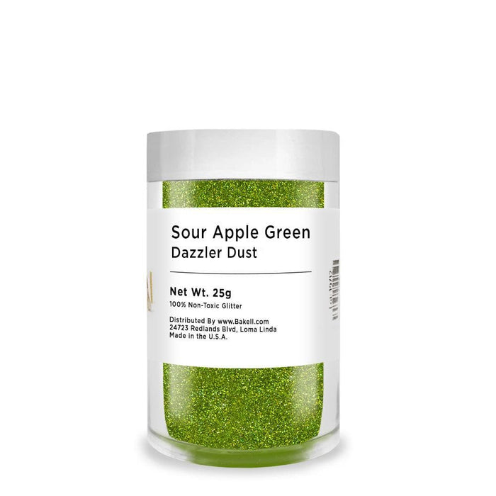 Buy Sour Apple Green Decorating Dazzler Dust | Bakell