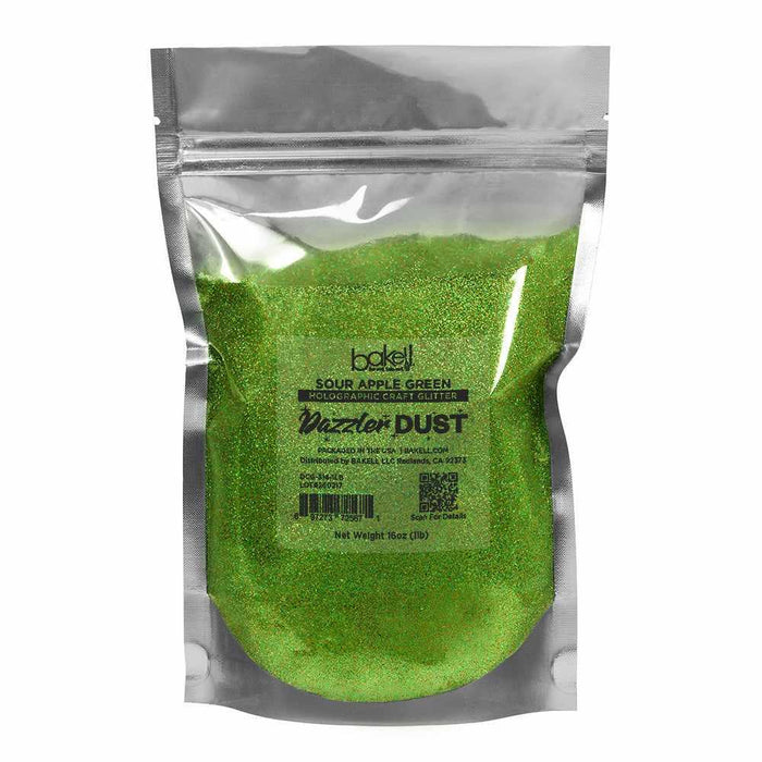 Sour Apple Ultrafine Holographic Craft Glitter Dazzler Dust | Premium Polyester Non-Toxic | Bakell-B2C_Dazzler Dust-bakell