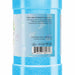 Close-up of a blue candy topper shaker bottle showing ingredients, distribution, and certification labels.