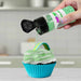 Sweet & Sour Candy Toppers creatively adorning a cupcake | Infusing the taste of green apple | Playful touch of tangy sweetness