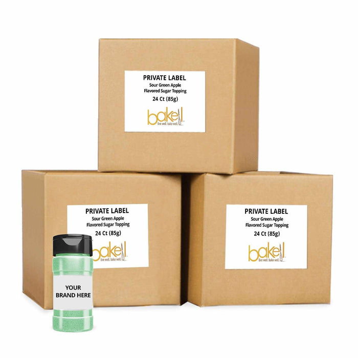 Sour Green Apple | Sweet & Sour Candy Toppers for Private Label-Private Label_Candy Toppers-bakell