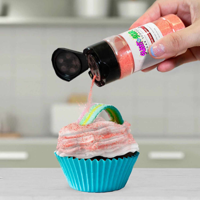 Cupcake Euphoria | Decorate with Sweet & Sour Candy Toppers | Tangy Wild Cherry Infusion