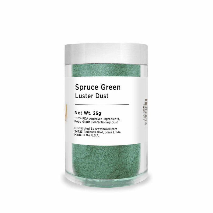 Spruce Super Green Luster Dust | Green 100% Edible Dust | Bakell