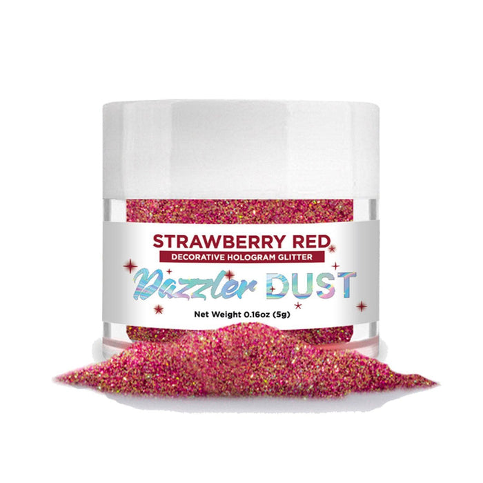 Strawberry Red Dazzler Dust® 5 Gram Jar-Dazzler Dust_5G_Google Feed-bakell