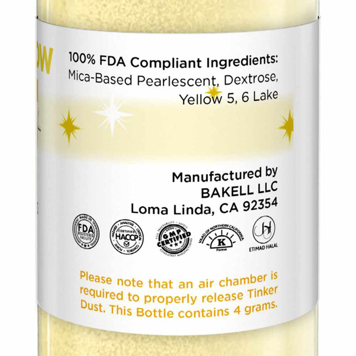 Buy Sunflower Yellow  4g Glitter Spray Pump | Tinker Dust® | Bakell