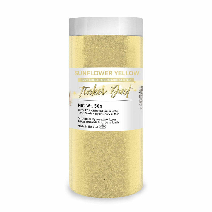 Sunflower Yellow Tinker Dust, Bulk | #1 Site for Edible Glitter & Dust