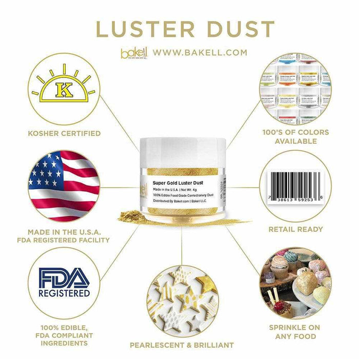 Super Gold Luster Dust 4 Gram Jar-Luster Dust_4G_Google Feed-bakell