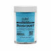 Teal blue ultrafine iridescent craft glitter in a 35g Bakell Dazzler Dust jar.