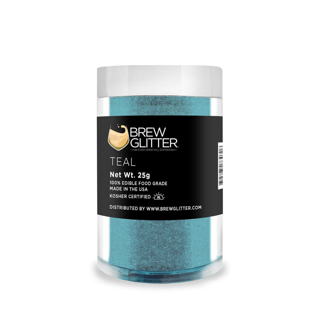 Brew Glitter's Teal (4g, 1x Shaker Jar) | Serene Edible Glitter for a  Relaxing Beverage Experience!