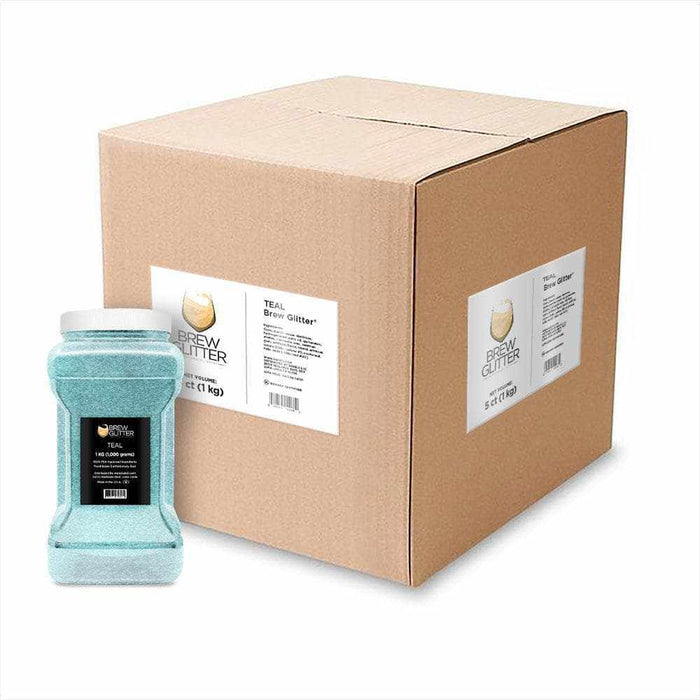 Buy Teal 4g Brew Glitter Wholesale by the Case | Bakell