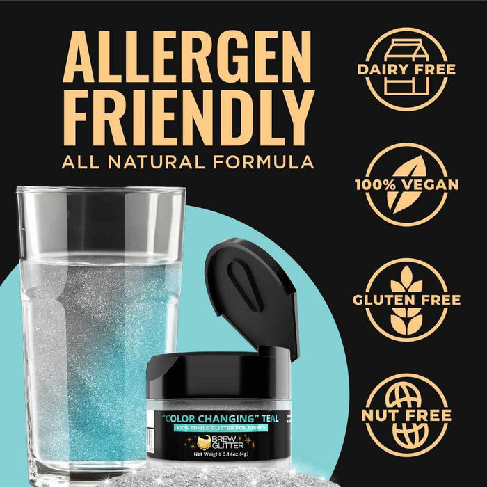 Teal Color Changing Brew Glitter® | 4 Gram Jar-Google Feed_Brew Glitter-bakell