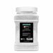 1 lb container of white "Color Changing" Teal Brew Glitter, a food-grade edible shimmer for beverages.