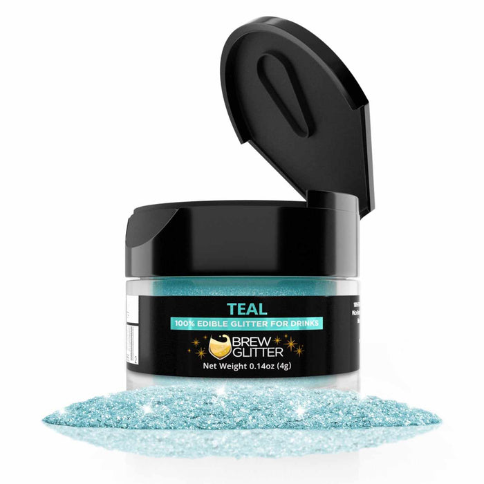 Teal Edible Glitter for Beer, Cocktails & Wine | Bakell.com