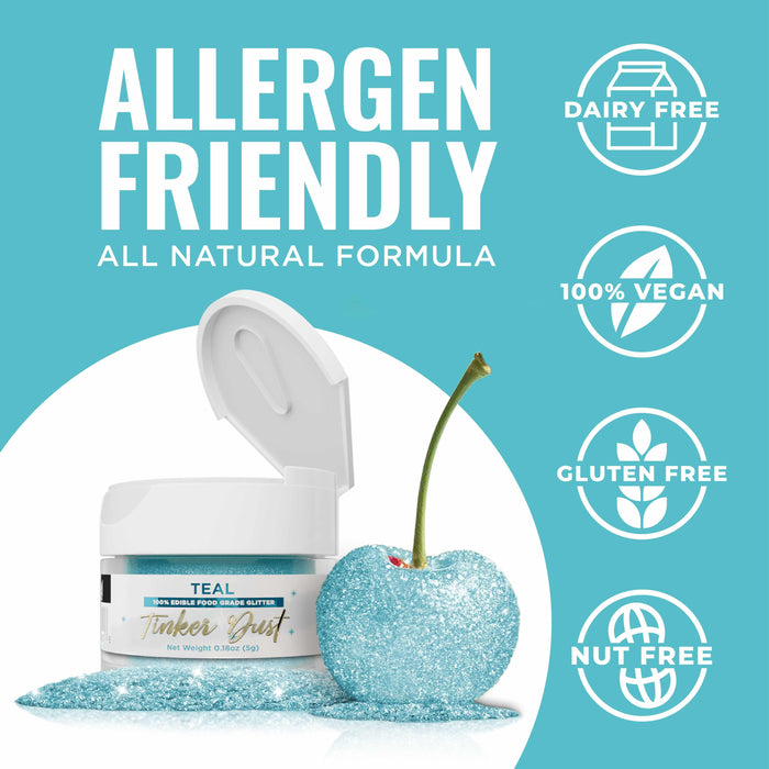 Teal Tinker Dust® Glitter Bulk Size-Bulk_Tinker Dust-bakell