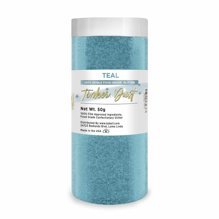 Teal Blue-Green Tinker Dust, Bulk | #1 Site for Edible Glitter & Dust