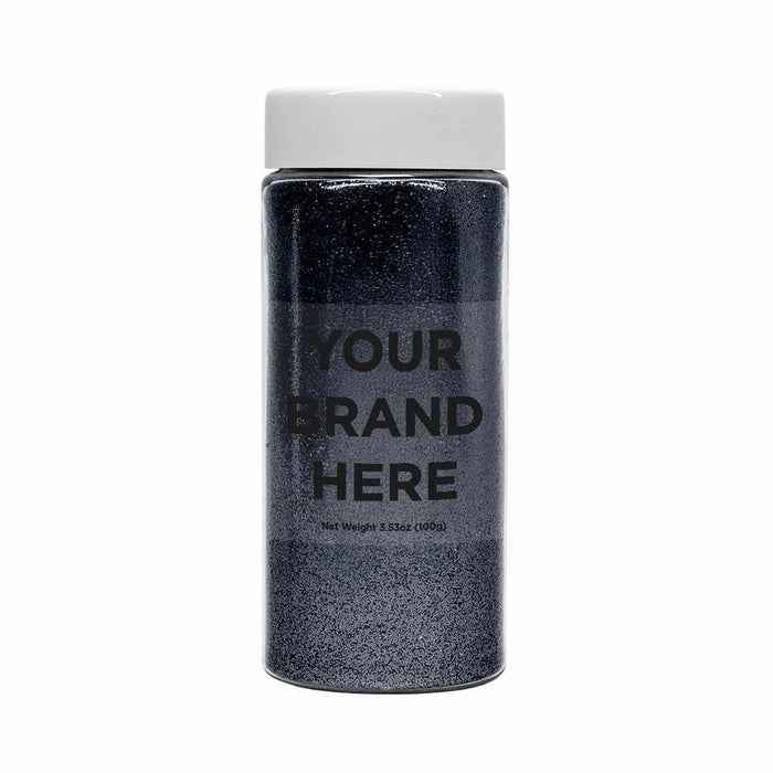 True Black Ultrafine Metallic Craft Glitter Dazzler Dust | Private Label | Premium Polyester Non-Toxic | Bakell-Private Label_Dazzler Dust-bakell