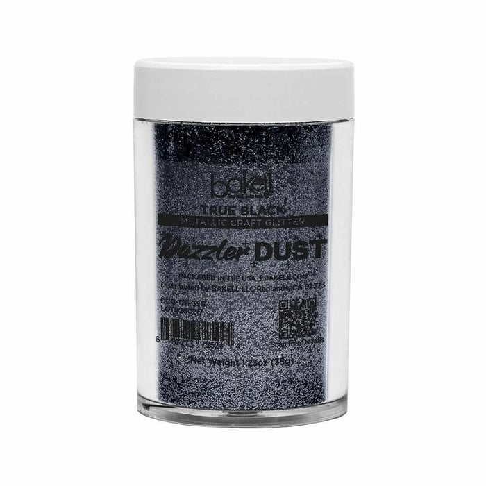True Black Ultrafine Metallic Craft Glitter Dazzler Dust | Premium Polyester Non-Toxic | Bakell-B2C_Dazzler Dust-bakell