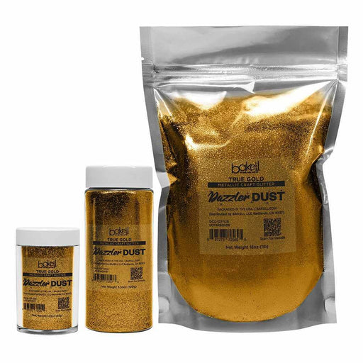 True Gold Ultrafine Metallic Craft Glitter Dazzler Dust | Premium Polyester Non-Toxic | Bakell-B2C_Dazzler Dust-bakell