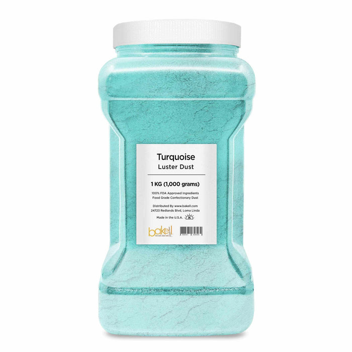 Turquoise Edible Luster Dust | FDA Approved Edible Paint | Bakell.com