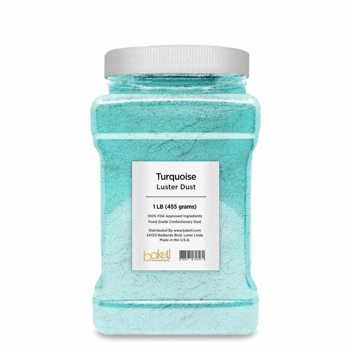 Turquoise Edible Luster Dust | FDA Approved Edible Paint | Bakell.com