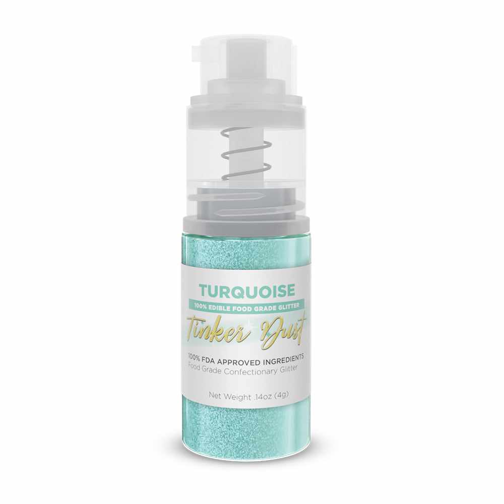 edible glitter for food in turquoise bottle in a spray near me