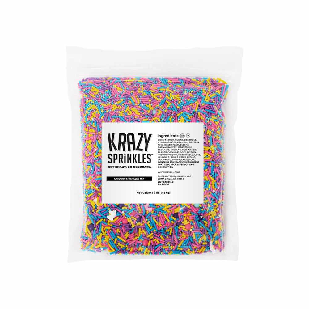 Unicorn Party Sprinkles Mix by Krazy Sprinkles  | Bakell