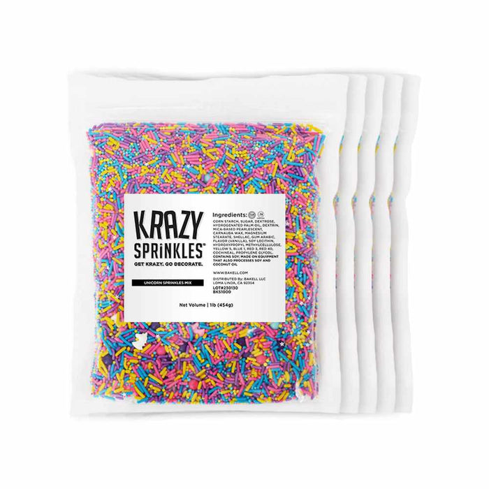 Unicorn Party Sprinkles Mix by Krazy Sprinkles  | Bakell
