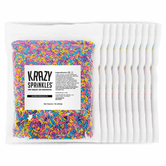 Unicorn Party Sprinkles Mix by Krazy Sprinkles  | Bakell