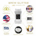 White Beverage Glitter | Shiny Edible Glitter | Bakell