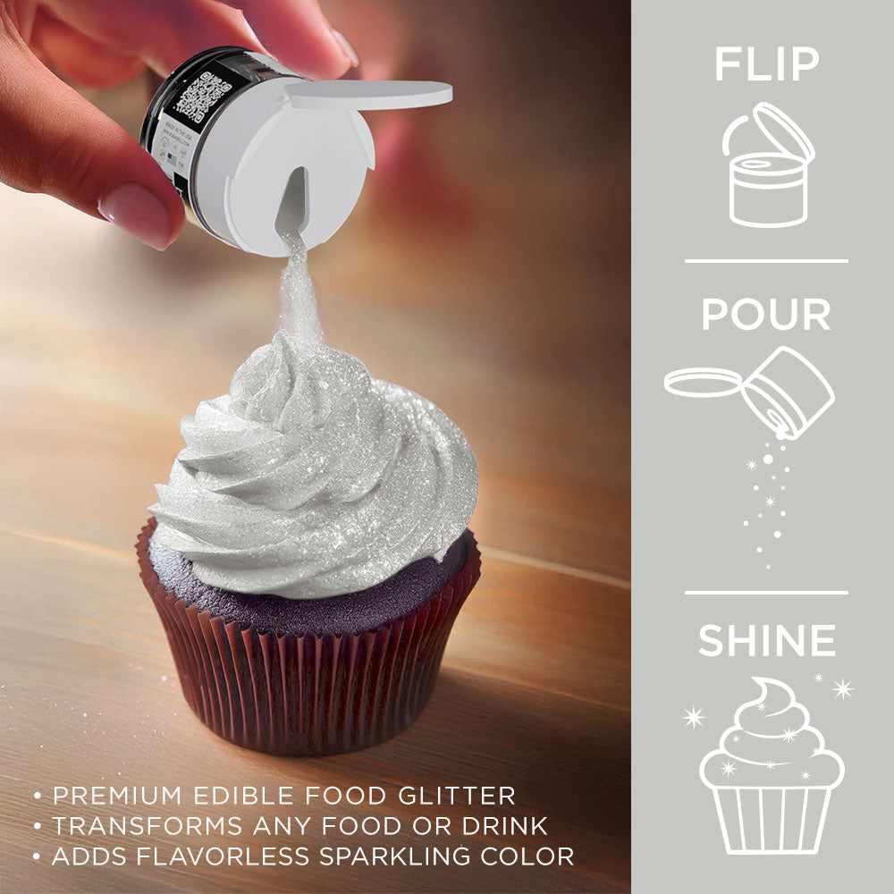 White Pearl Edible Glitter | Tinker Dust® 5 Grams-Google Feed_Tinker Dust-bakell