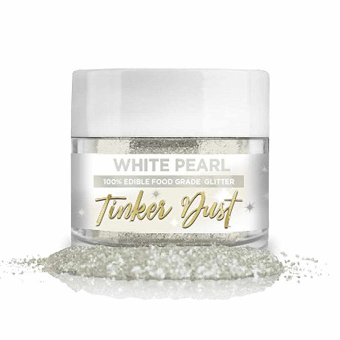 White Pearl Edible Glitter | Tinker Dust®-Tinker Dust-bakell