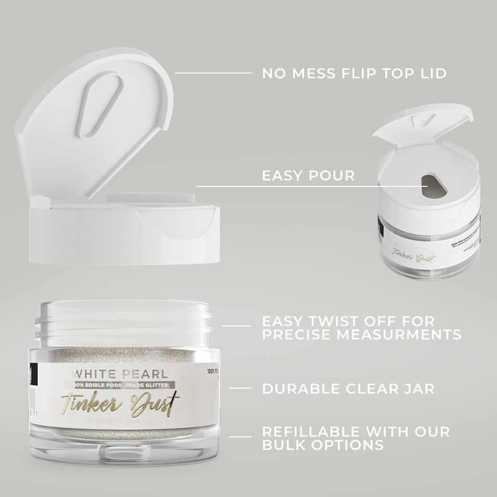 White Pearl Tinker Dust® Glitter Private Label-Private Label_Tinker Dust-bakell